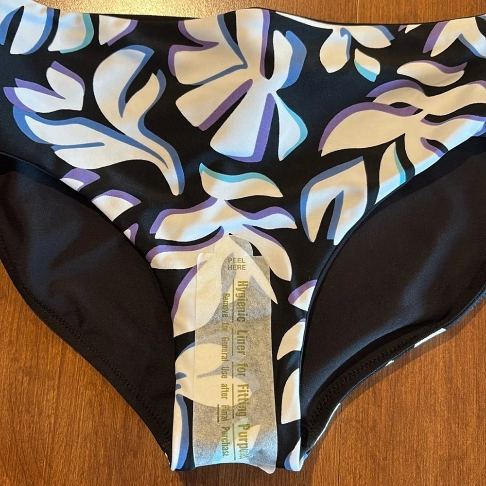 NWT Athleta Girl 2 Piece Adjustable Bikini Top & Reversible Swim Bottom …